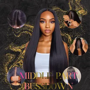 Middle Part BussDown 2x6 HD Closure