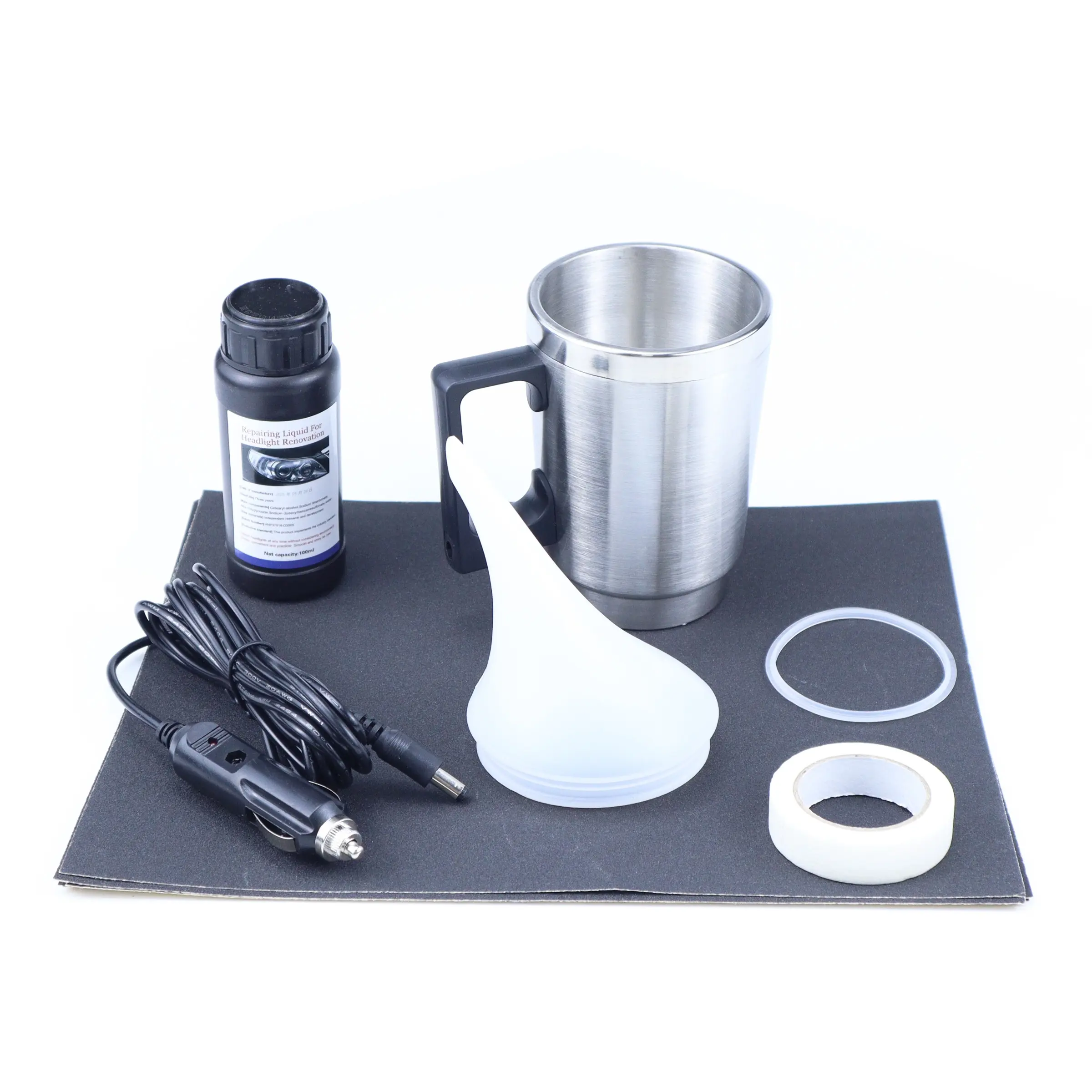 Car Headlight Polishing Repair Kit, Polishing Agents & Maintenance Tools, Effective Headlight Restoration, Improved Visibility, Clean & Restore Headlights, Polishing Restoration Set