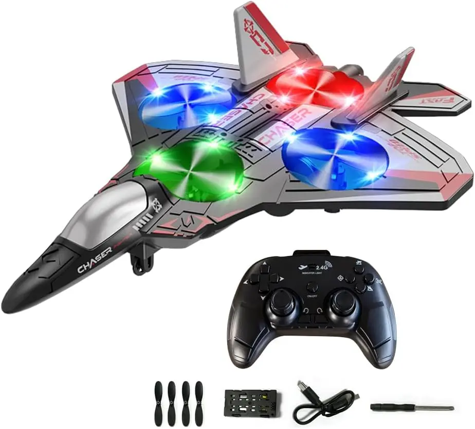 [Children's Day]RC Planes Remote Control Airplanes for Kids, Foam Remote Control Planes for Kids Adults Beginners, Remote Control Helicopter Fighter Jet Drones for Kids Adults, 360° Flip Easy to Fly
