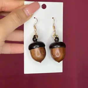 Acorn earrings