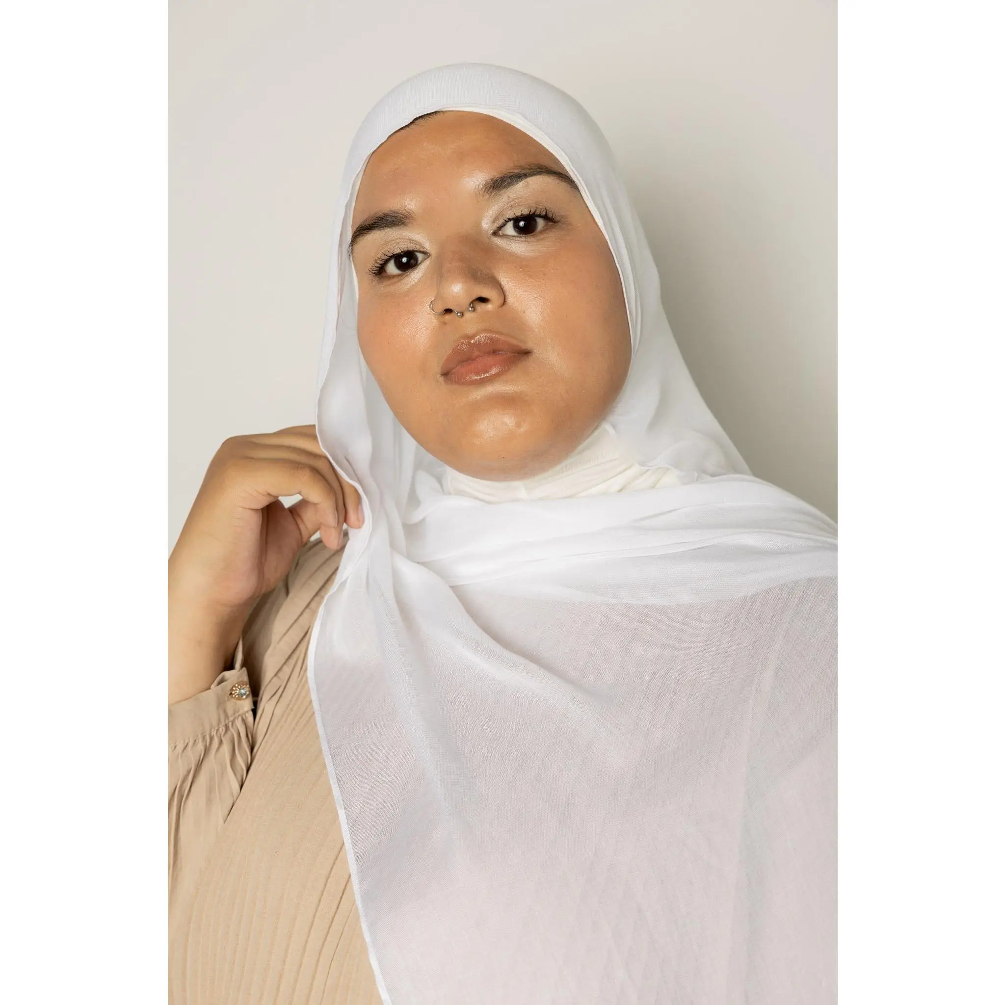 Modal Hijab - Powdered Sugar White