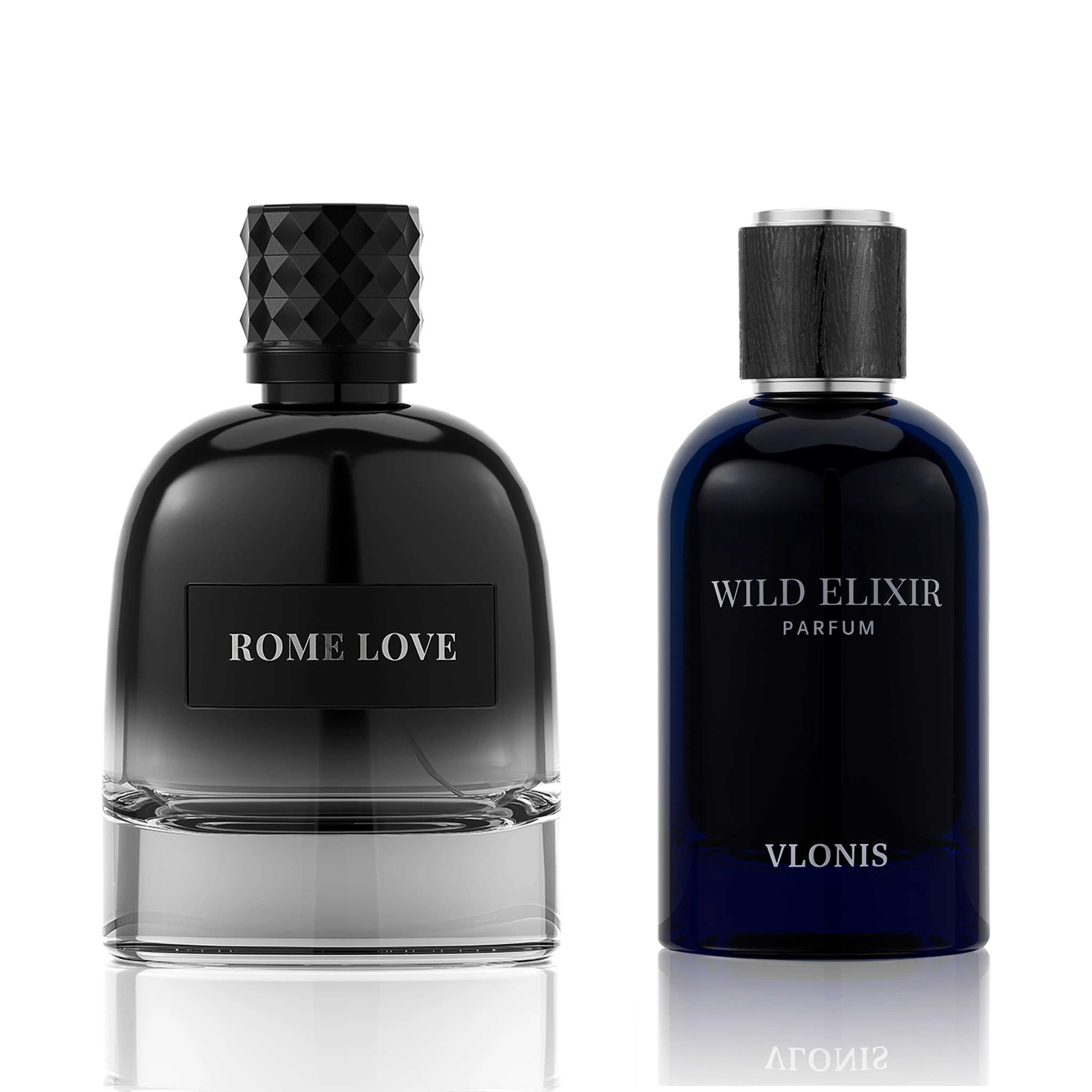 VLONIS 2-Piece Cologne Set for Men, Designer Inspired Long Lasting Fragrance with Rome Love & Wild Elixir Scents, Eau de Parfum Multi-Pack, 3.4 fl oz, Long Lasting Fragrance Sets, Fragrance Scent, Perfume