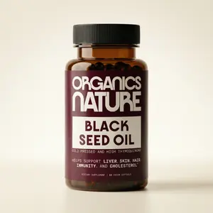 Black Seed Oil Capsules Cold Pressed, High Thymoquinone, Nigella Sativa Black Cumin Seed Oil, Omega 3 6 9, Immunity & Wellness Supplement