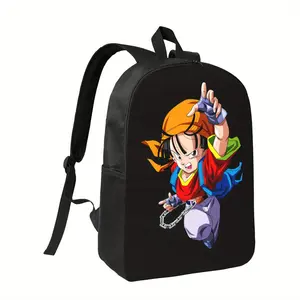 School Backpack, Japanese Classic Saiyan Anime Backpack, And Scratch Resistant, Adjustable Shoulder Strap Design, Large Capacity, Suitable for Daily Commuting to School
