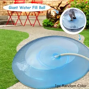 Giant Inflatable Water Bubble - Blue TPE, No-Charge Fun for Backyard, Beach & Outdoor Play, Perfect for Family Gatherings and Teen Water Activities