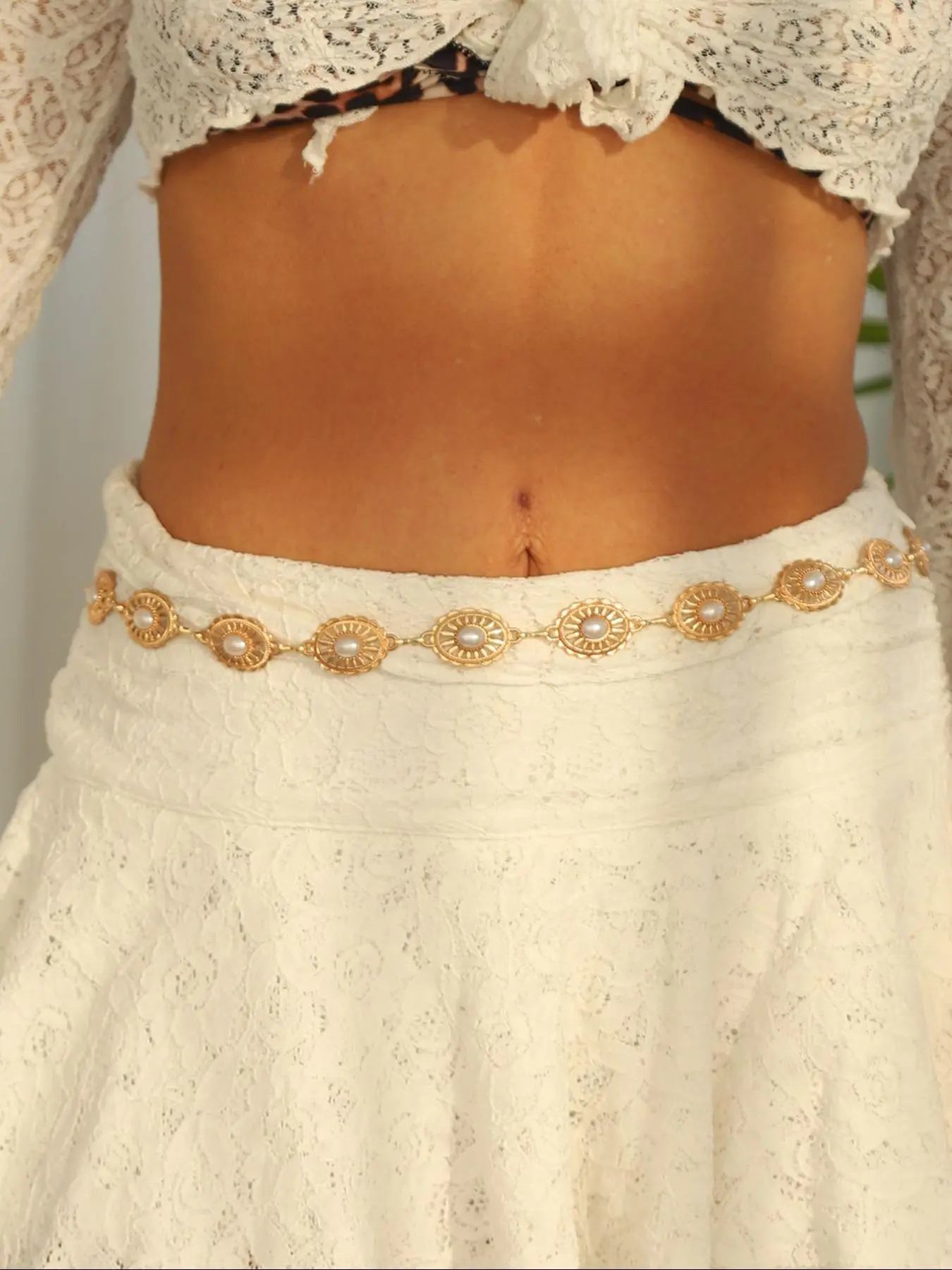 Women's Vintage Layered Waist Chain, Boho Style Vintage Chic Body Jewelry for Party, Daily Clothing Decor, Trendy All-match & Exquisite Jewelry for Birthday Gift, Body Chains, Body Jewellery