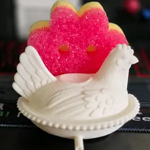 Nested hen scrub daddy holder ( SCRUBBER/SPONGE NOT INCLUDED)