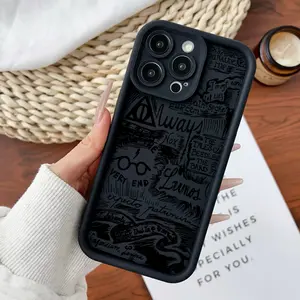 Compatible for iPhone11/12/13/14/15/16/17/promax/x/xs/xr/xsmax Case Harry Potter Collage Soft TPU Shockproof Protective CASE, Cover, Accessories, Smartphone