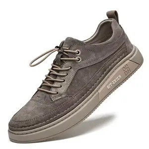 Luxury Brand Mens Breathable Suede Sneakers Classic Male Comfortable Skate Shoe New Arrival Men Non-Slip Casual Walking Shoes