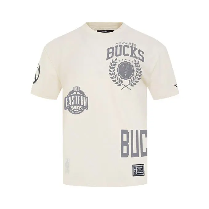 Pro Standard Street Team Milwaukee Bucks Drop Shoulder T-Shirt