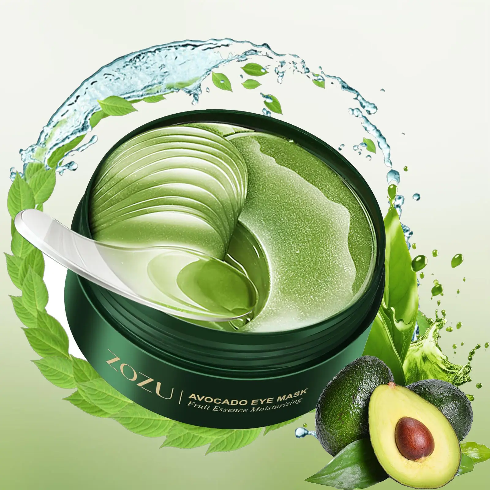 【Mother's Day gift】Avocado eye mask is used for eye care, suitable for dark circles and eye puffiness to relieve stress and rejuvenate your eye skin