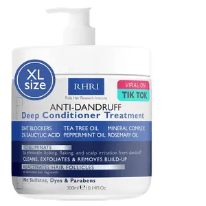Anti Dandruff Deep Conditioner with Tea Tree Oil & Salicylic Acid | Anti-Fungal Relief | Dandruff Treatment For Itchy Scalp and Folliculitis | Scalp Treatment Which Promotes Healthy Hair Growth