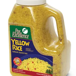 Yellow Rice, 3.5 lbs, Authentic Spanish Style, Long Grain Premium Rice, Completely Seasoned, 56 Servings, Carb