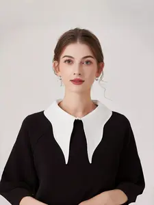 Minimalist Antler Point Collar, Detachable Fake Collar for Women, Perfect for Office & Casual Wear, Stylish Accessory