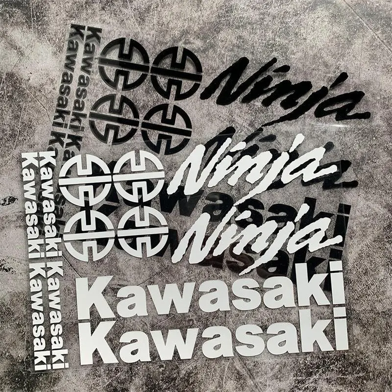 New KAWASAKI Motorcycle Stickers Reflective Waterproof Helmet Decoration Decals Sponsor Stickers For NINJA400 Z650 800 900 1000