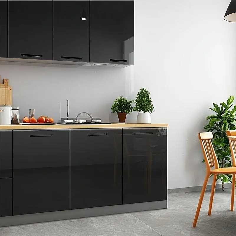 Kitchen Cabinet Self Adhesive Wallpaper, Waterproof & Oil-proof Cabinet Door Sticker, Furniture Refurbishment Sticker, Home Decor Supplies, Kitchen Stickers