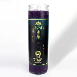 Hecate Candle – Veladora Aromática HECATE (Purple Wax)