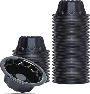 25-Pack Mini Cake Pans for Baking - 4 Inches Silicone Cake Pans for Flan Molds - Reusable Cake Mold for Pumpkin Cake, Jelly, Brownies