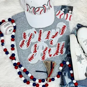 Play Ball Sequins Patch