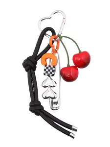 Cute Cherry Design Keychain, Fashionable Keychain Lanyard for Women & Men, Trendy All-match & Exquisite Keychain for Birthday Gift, Keychain Jewelry