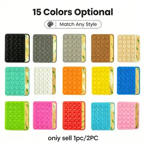 1PC/2PC Reusable Portable Silicone Suction Phone Mount, Phone Suction Pad - 15 Colors! Hands-Free Phone Holder for Shower, TikTok, Makeup & More! #SiliconeSuctionMount #PhoneHolder #TikTokMadeMeBuyIt