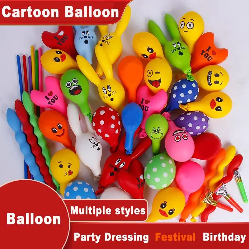 No gas pump provided Cartoon Balloons Decoration Helium Inflatable Balloons Animal Duck Rabbit Balloon