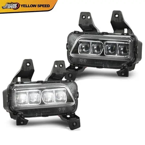 ALLGOOD Durable Front LED Car Fog Lights Pair Set, Easy Installation, Night Driving Compatible For 2020-2022 Kia Telluride, Yes