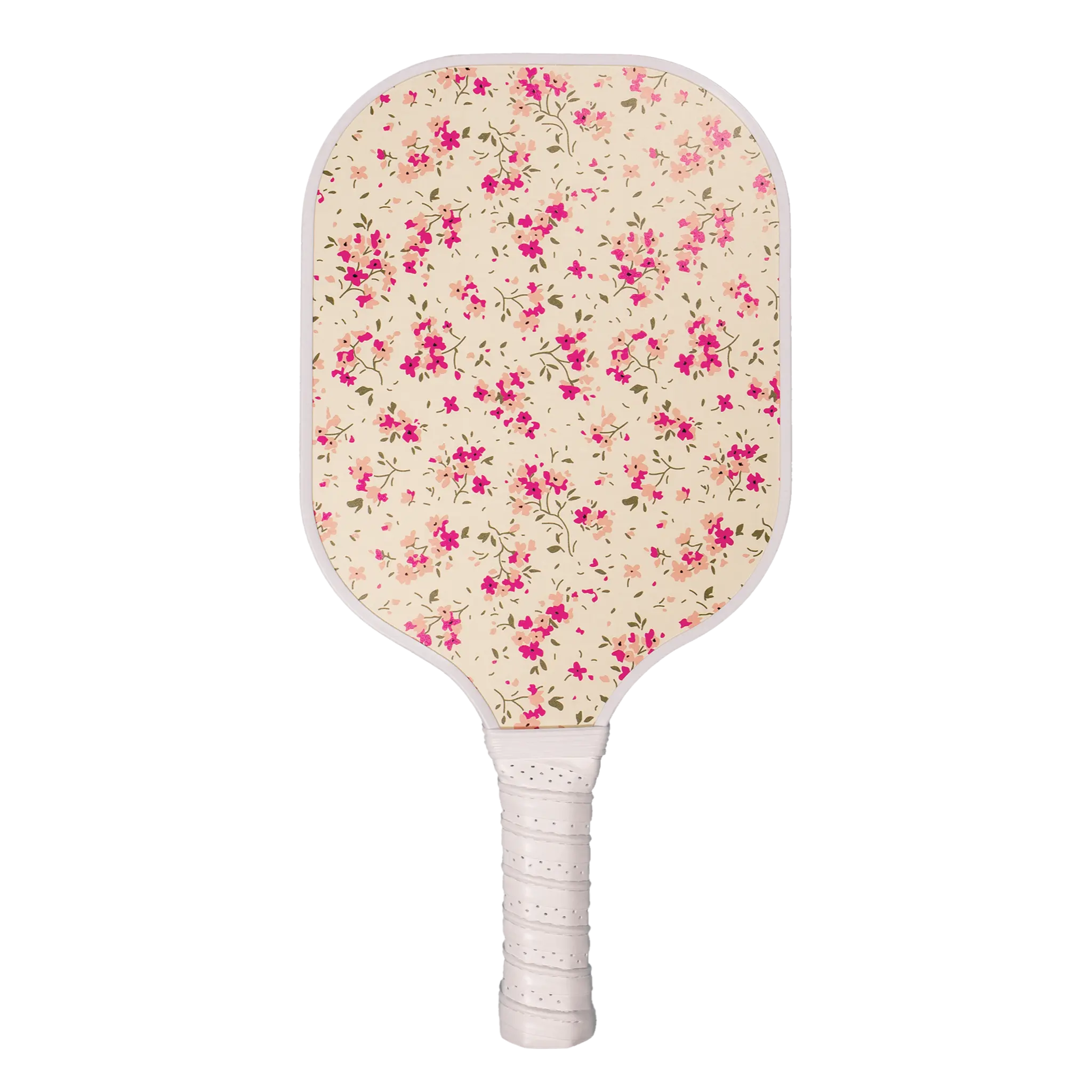 Single Pickleball Paddle - Cottage Floral
