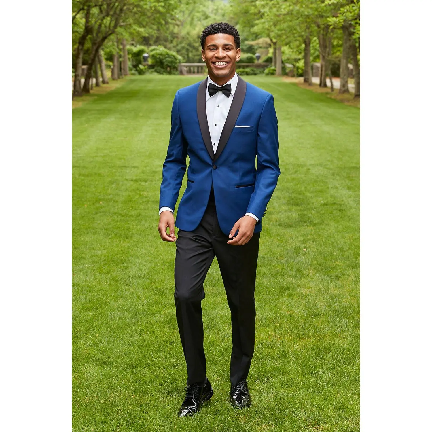 "Arlo" Cobalt Tuxedo Jacket (Separates)