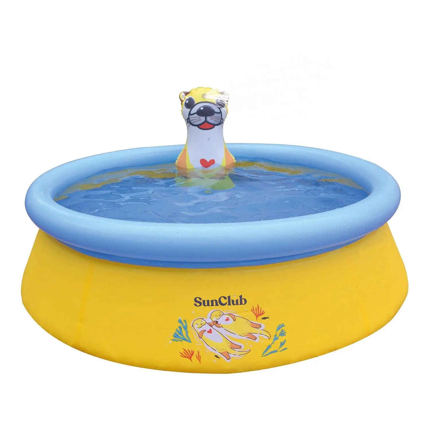 JLeisure 5' x 16.5" Sea Otter Inflatable Outdoor Above Ground Kid Swimming Pool JLeisure 5' x 16.5" Sea Otter Inflatable Outdoor Above Ground Kid Swimming Pool