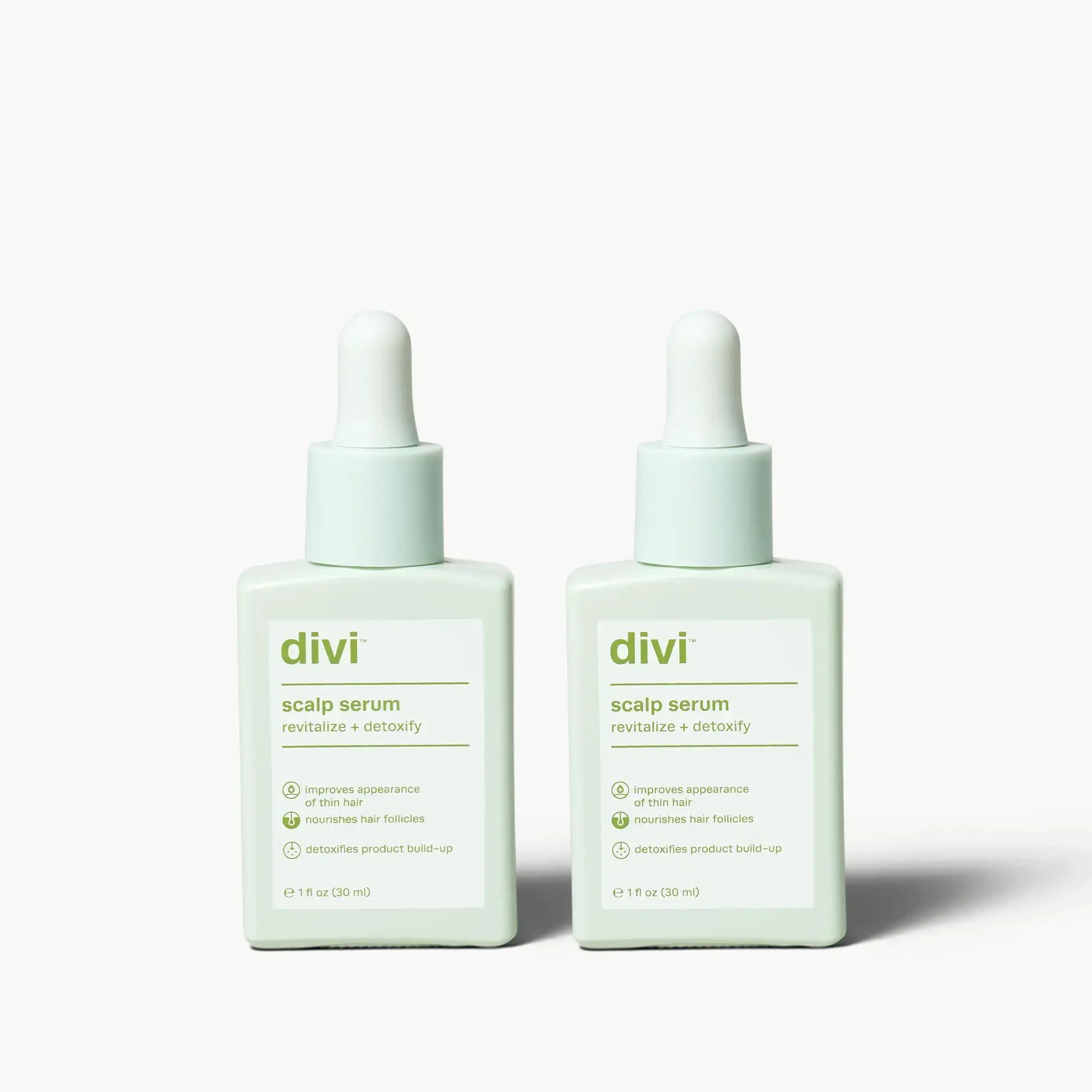 Scalp Serum Duo for Hair Thinning & Scalp Health, 2x 30ml | Divi