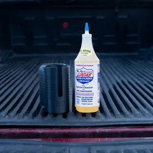 DieselDock V2 Diesel Additive Holder – Compatible with Lucas Injector Cleaner 1QT (32 fl oz) – 3D Printed Mount – Made in USA