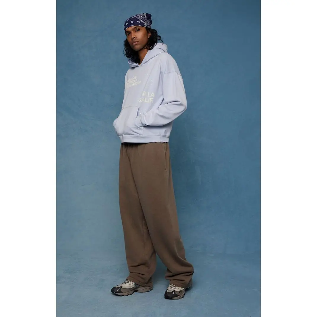 Pacsun Men's Brown Fleece Extreme Baggy Sweatpants Pacsun Men's Brown Fleece Extreme Baggy Sweatpants