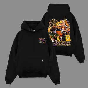 Vintage Kobe Bryant Basketball Graphic Hoodie, Retro Black Mamba #24 #8 Mamba Mentality Cotton Pullover, Oversized Washed Streetwear Hoodie, Y2K Hoops Legend Fan Gift for Men Women and Classic Basketball Collectors
