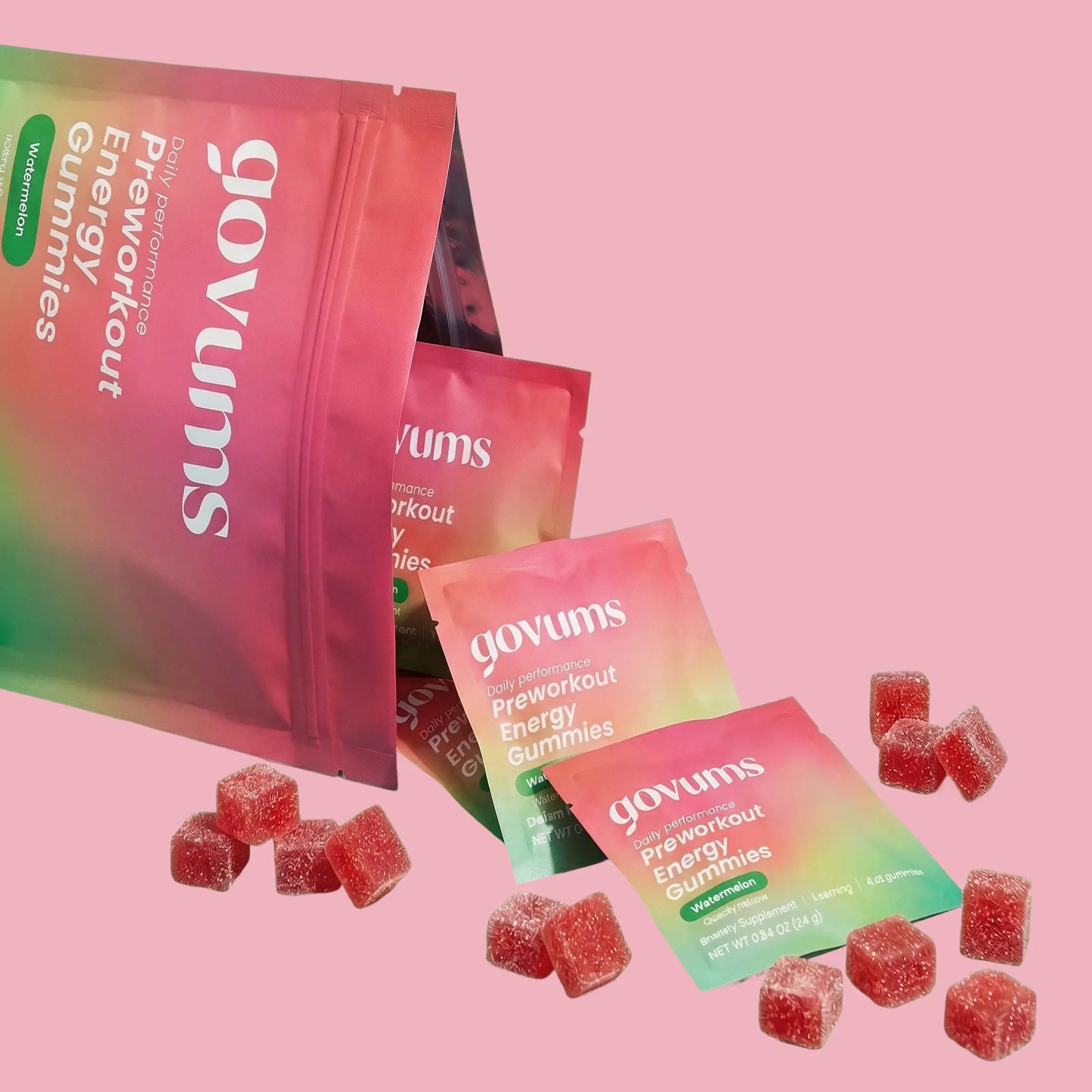 Pre-workout energy gummies
