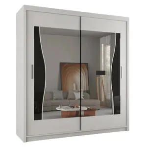 BATUMI Sliding Doors Wardrobe in Matt Finish 3 Sizes & 3 Colours