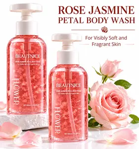 VENROCK Rose Petal Body Wash | Purifying Shower Gel for Body Odor, Back Acne Treatment Balances Oil & Smooths Rough Skin Improve acne