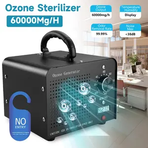 Portable Ozone Generator 60,000mg/h, O3 Ion Odor Eliminator for Home & Commercial Use, Covers 4500 Sq Ft, Removes Smoke and Pet Odors, mothersdaygift#Summervibes
