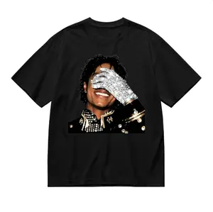 MICHAEL JACKSON Tee, MJ Glove Streetwear, King Of Pop Michael Trendy Jackson Graphic Unisex T-Shirt.