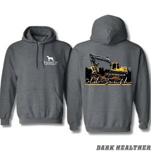 Old South Hoodie - Bold Construction and Excavator Design with Southern Pride, Perfect for Heavy Equipment Operators, Construction Enthusiasts, And Southern Workers, Comfortable and Stylish, Gift for Men, Gift for Women