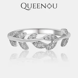 【864】Valentine's Flash Nature’s Aura Arranged Tree 1CT Synthetic Moissanite Ring + Arranged Tree Band - Nature-Inspired Jewelry Set, Elegant Gift for Nature Lovers, Perfect for Anniversaries and Birthdays