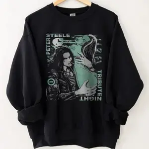 Vintage 90s Type O Negative Sweatshirt, Peter Steele Band Fan Apparel