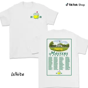 Masters Champions History 2026 Golf Shirt For Men For Women, Tournament Winners List Tee, Augusta Commemorative Souvenir, Collector Gift For Fan, All Size, For Men, For Women