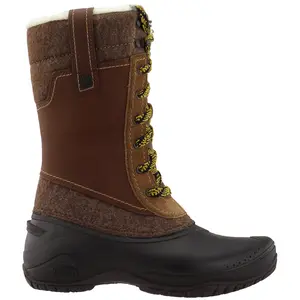 The North Face Womens Shellista Iii Mid Waterproof Insulated Winter Casual Boots Mid Calf - Brown