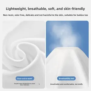 Thickened Sterile Travel Hotel Bedding Set: Three-piece Bed Cover, Clean and Dirt-resistant Disposable Bed Sheet Set of Four Pieces