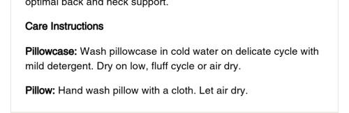 Beauty Bear Skincare Pillow – Supportive, Ergonomic Memory Foam with Orthopedic-Inspired Design