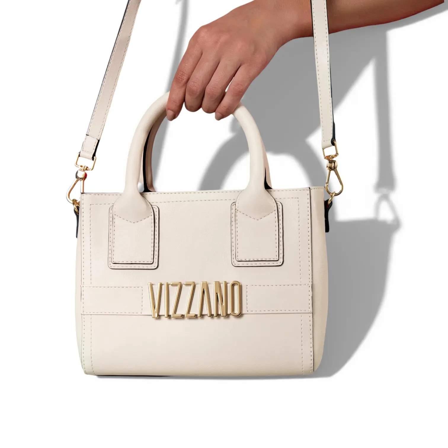 Womens  Handbag with Chain ​​Detail, with Hand Strap and Croos Body Strap