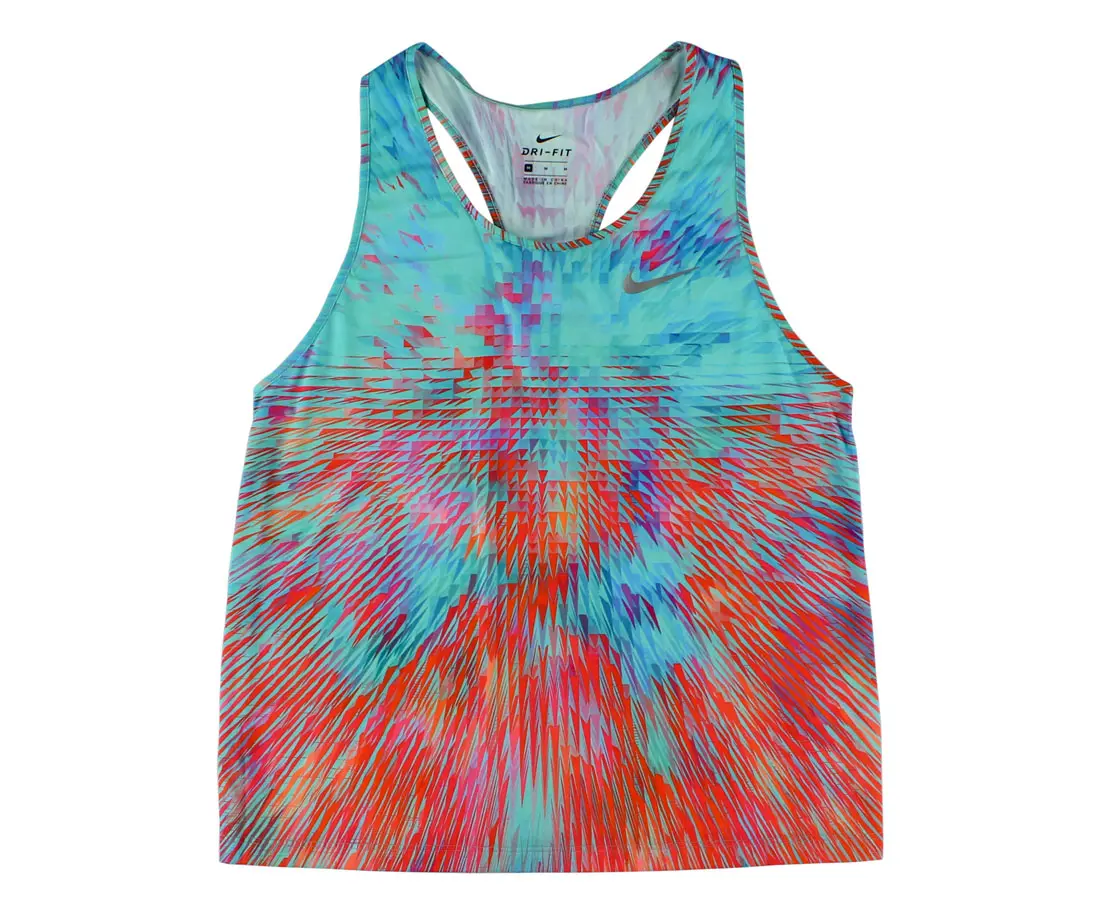 NIKE Women's Dri-Fit Short Sleeve Knit Training T-Shirt, Solid Color Performance Athletic Clothes for Gym & Running, Sleeveless, Multi-Colored
