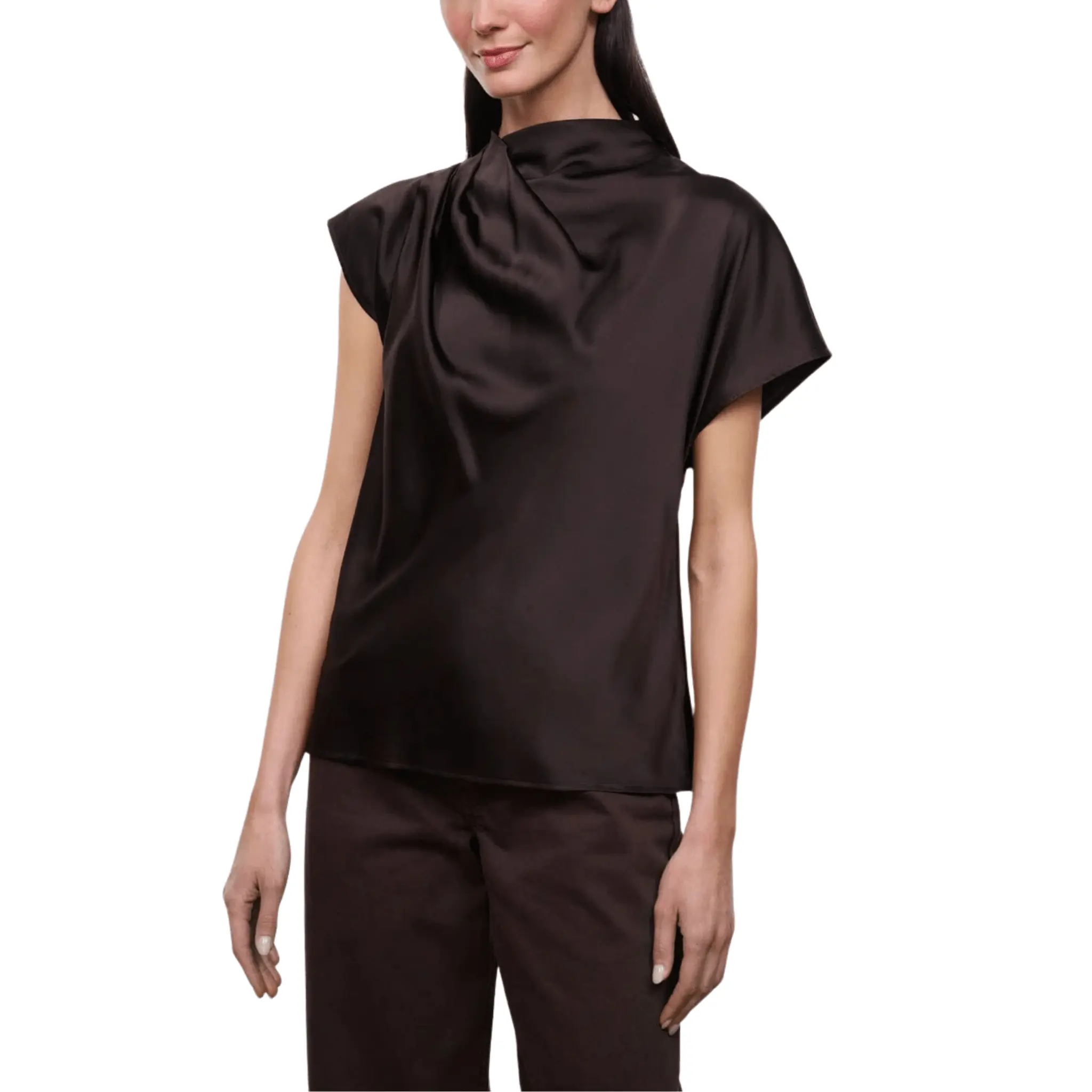 Staud Davina Silk Top