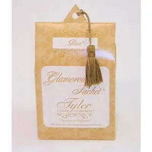 Tyler Glamorous Sachet - Scented Fragrance with Gold and Brown Design, Ideal for Aroma and Perfume Use